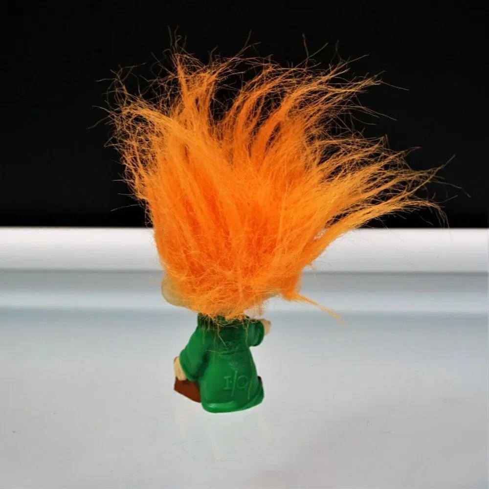 Vintage 1993 Burger King Kids Club Professor IQ Glow in the Dark Troll Doll